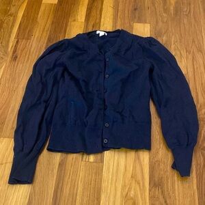 Crewcuts Girls Navy Blue Cardigan Size L